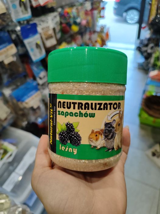 Neutralizator zapachów dla gryzoni do żwirku do kuwety leśny