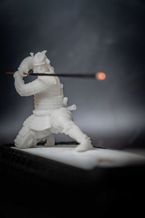 Kadzielnica Biały Samuraj - Podstawka na Kadzidełko.