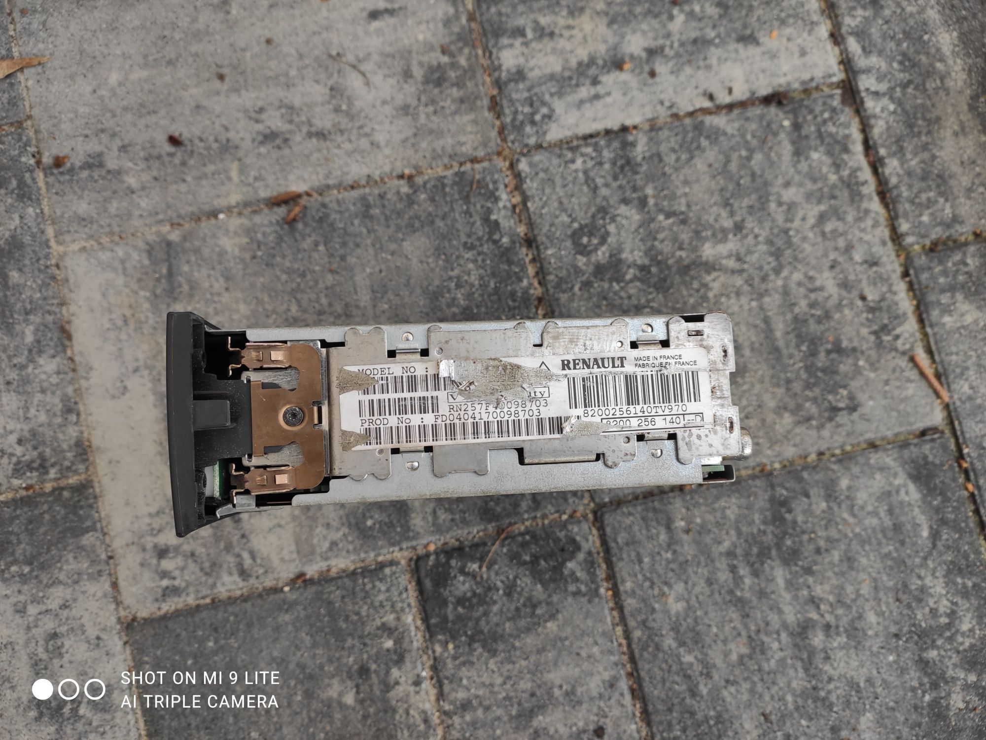 Radio Radioodtwarzacz Kaseta Renault Trafic 1 Din kod