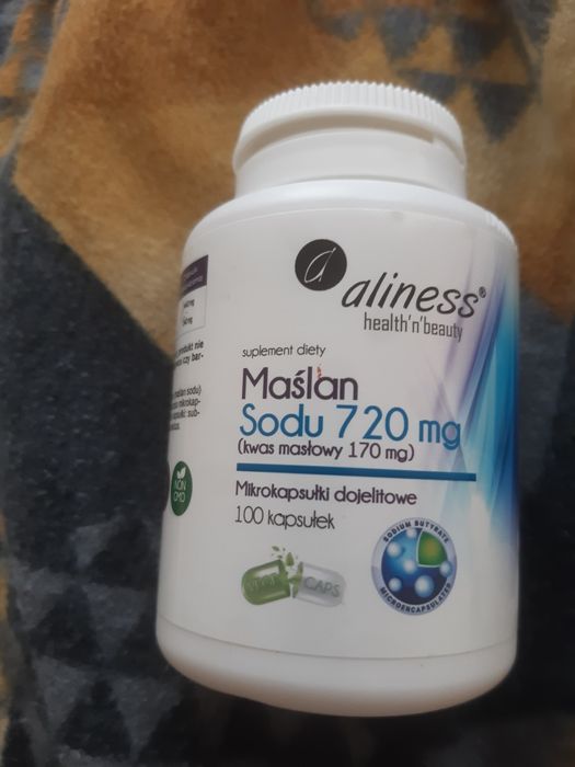 Maślan sodu 720mg Aliness 33 kapsułki dobra data