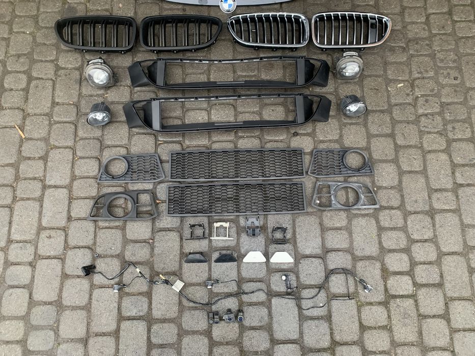 BMW F10 F11 M paket бампер решотка заглушка кронштейн партроник туманк