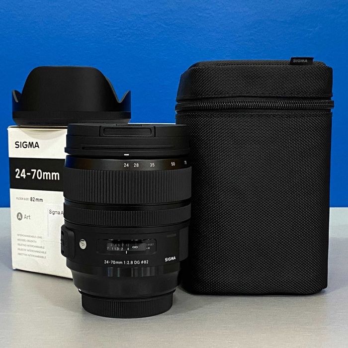 Sigma ART 24-70mm f/2.8 DG OS HSM (Canon) - NOVA - 3 ANOS DE GARANTIA
