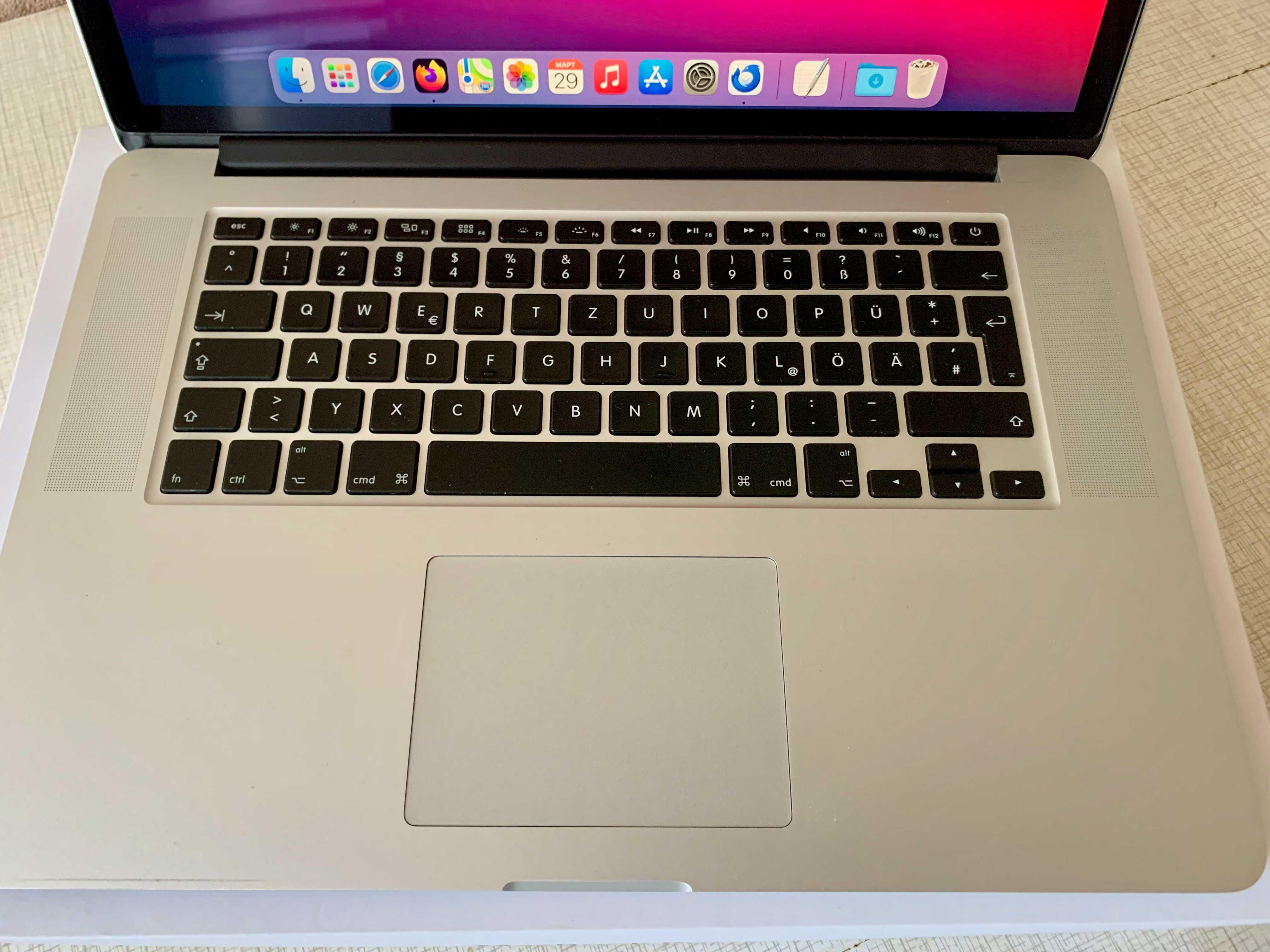 Macbook Pro 15 Retina 2013 ориг комплект 16 / 256 якНОВИЙ