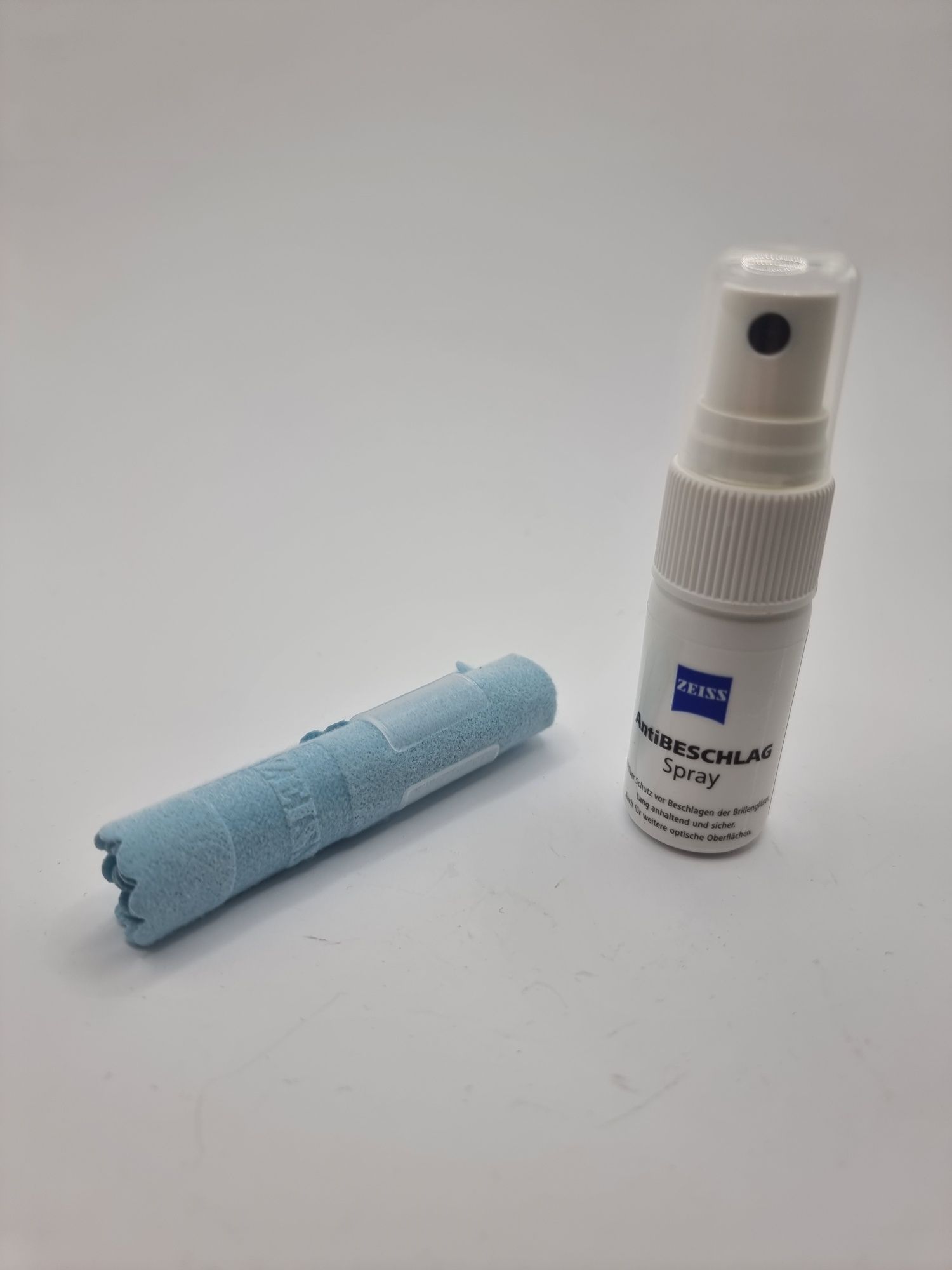 ZEISS anti fog płyn przeciw parowaniu okularów + ściereczka korekcyjne