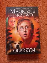 Książka Andrzej Maleszka Magiczne Drzewo Olbrzym z autografem
