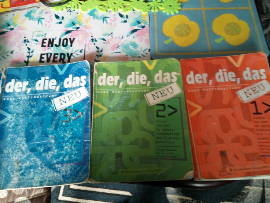 49. Ćwiczenia do nauki języka niemieckiego 3 sztuki -stare podręczniki