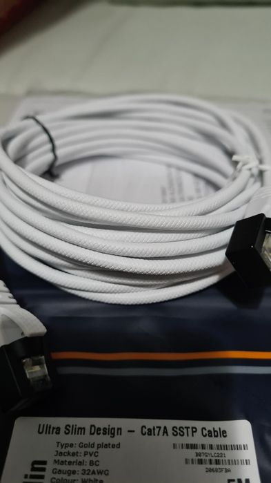 5 Metros Cabo de Rede / Ethernet RJ45 - Categoria 7A