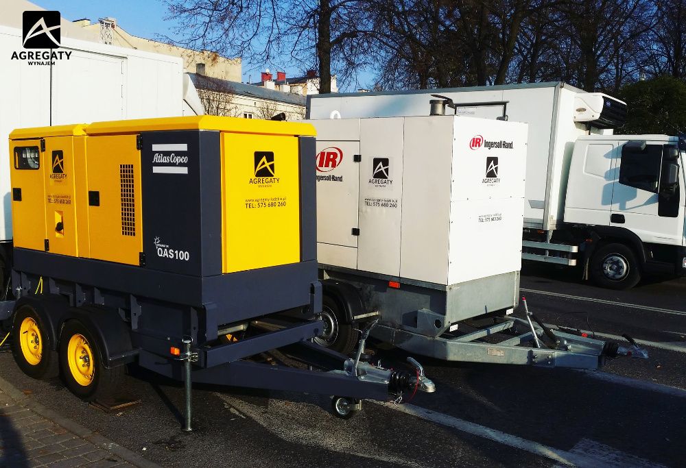 Agregat prądotwórczy Fogo Honda Atlas Copco Generator Wynajem 24/7