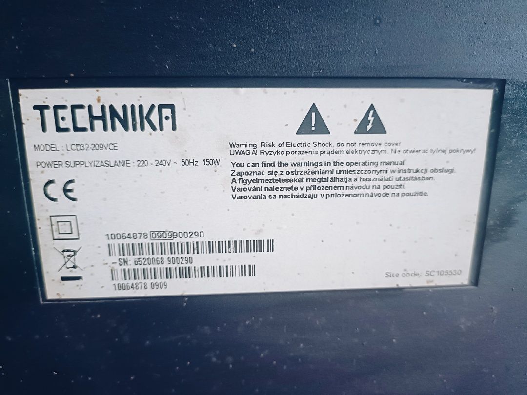 Telewizor 32 cale LCD32-209vc Technika