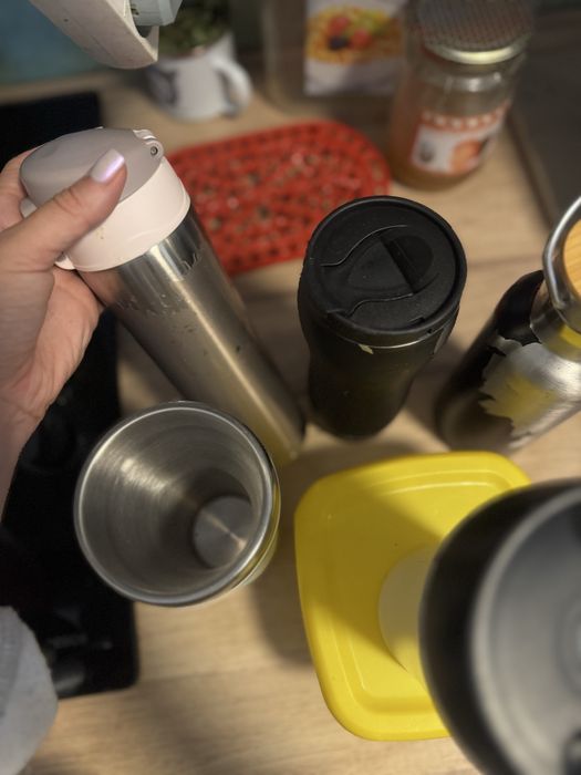 Zestaw kubków termicznych do kawy herbaty termosów