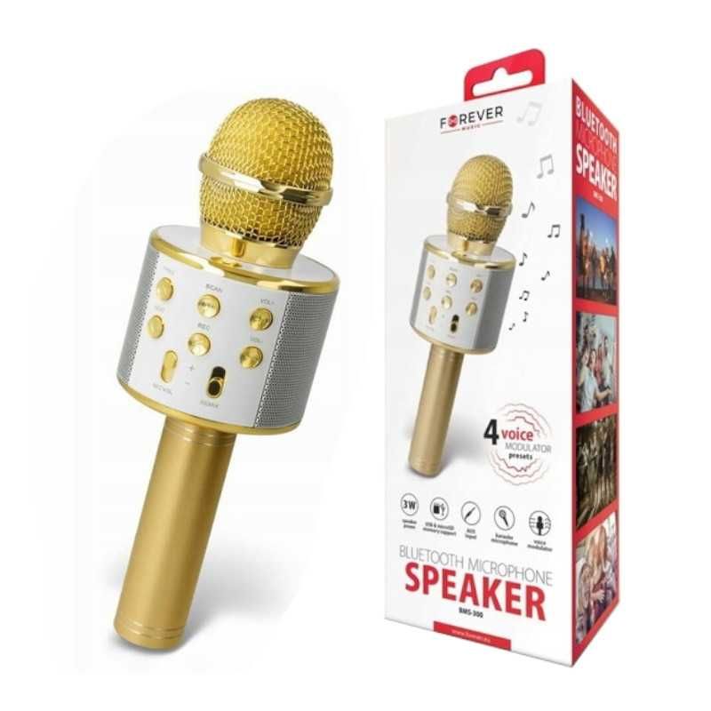 New Karaoke set Mikrofon & Głośnik Forever BMS-300 3 kolory