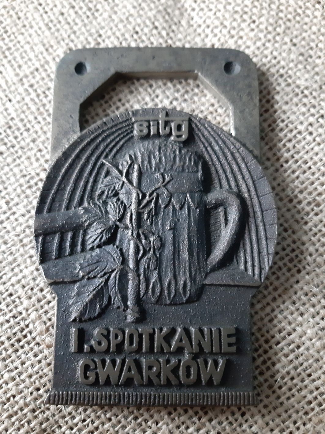 KWK Morcinek.Spotkanie Gwarków.Medal, odlew.SITG.1986.