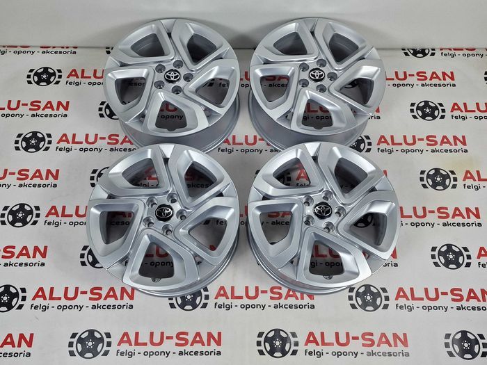 NOWE alufelgi TOYOTA 17" 5x108 - Srebrne