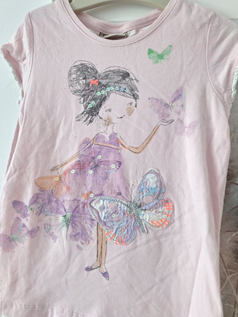 Next 104 tunika dlugi t-shirt 3-4 latka