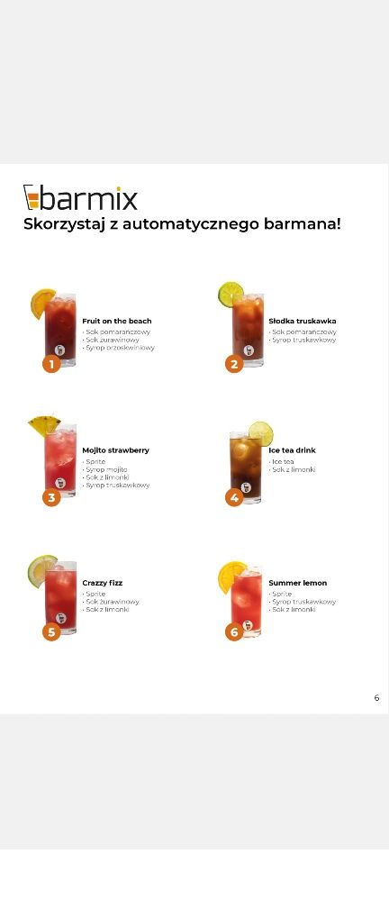 BARMIX zachodniopomorskie automat do drinków barman samoobsługowy