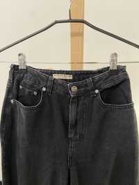 Чорні прямі широкі джинси розмір XXS-XS Goldi