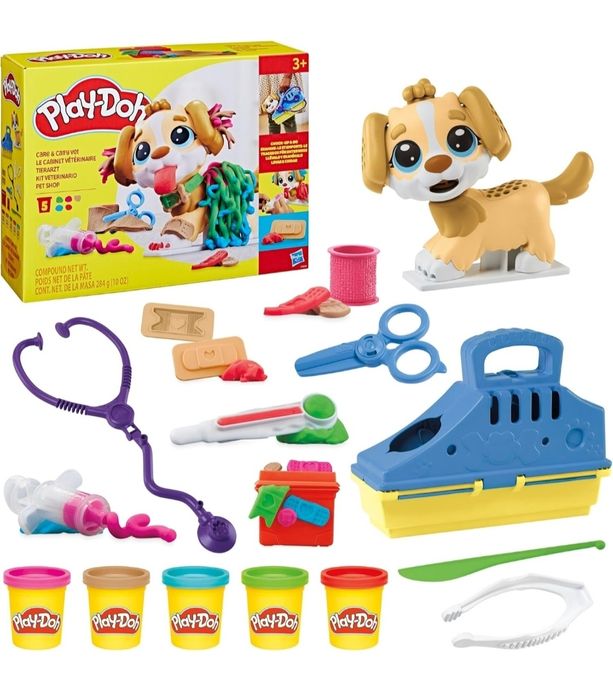 Набір для ліплення Play-Doh Салон зачісок Собачка у ветеринара Міксер