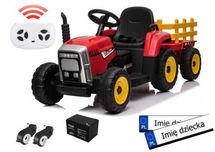 MEGAAUTKA.PL Traktor na akumulator z Przyczepką Pilot samochód auto