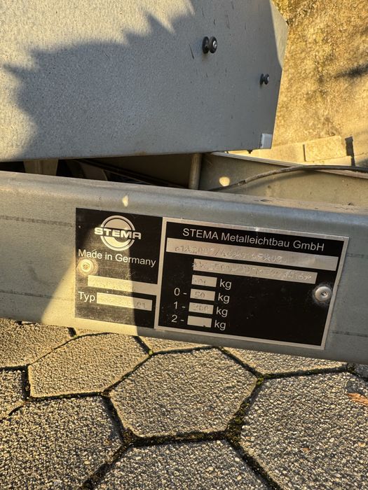 Reboque/atrelado STEMA 300 kg