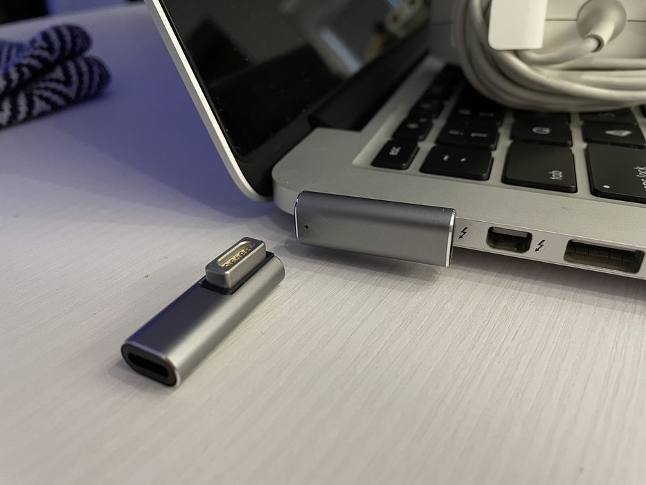Зарядка macbook magsafe зарядне перехідник