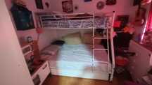 Troco beliche por cama com gavetão