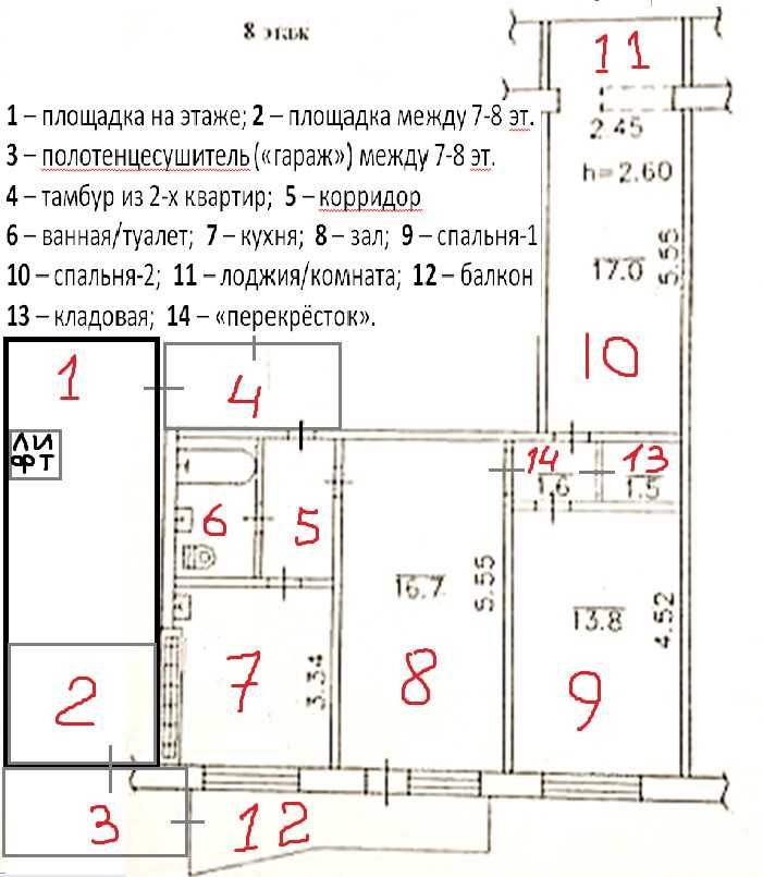 3-к на Мирном - уникальная квартира. НЕ агенство!