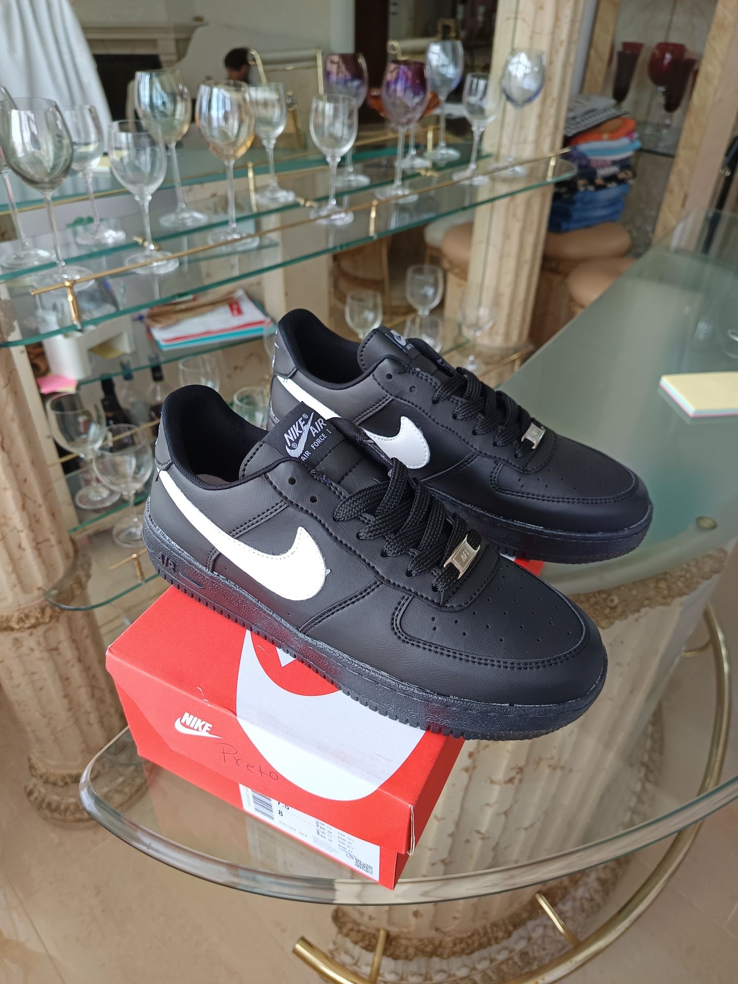 Tenis Nike airforce pretos