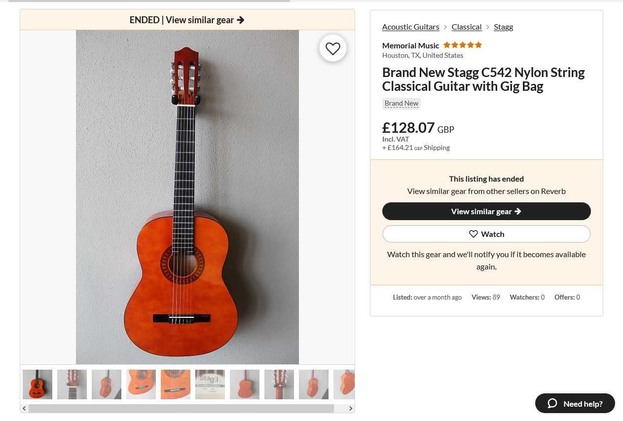 bom preço violão da Stagg c542