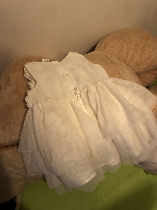 Kremowa sukienka H&M r.80