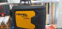 Laser krzyżowy Nivel System CL4D-B – 4 płaszczyzny "niebieski"