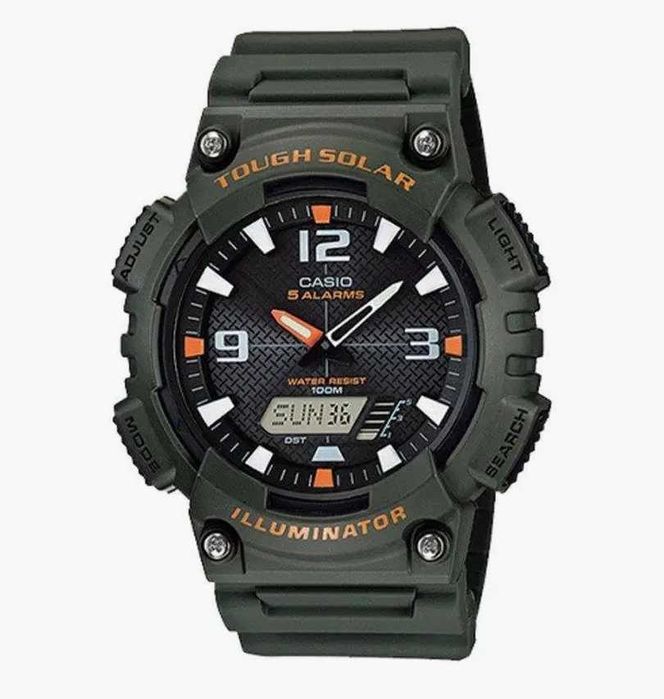 Годинник наручний  Casio AQ-S810W-3A новий оригінал сонячна батарея