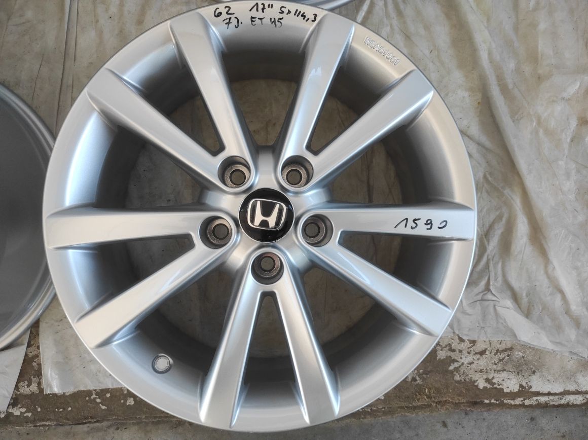 62 Felgi aluminiowe Honda R 17 5x114,3 NOWE