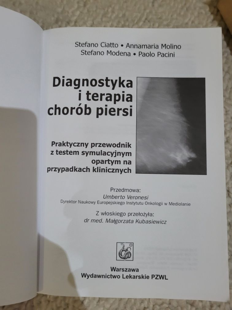 Diagnostyka i terapia chorób piersi  Ciatto Molino