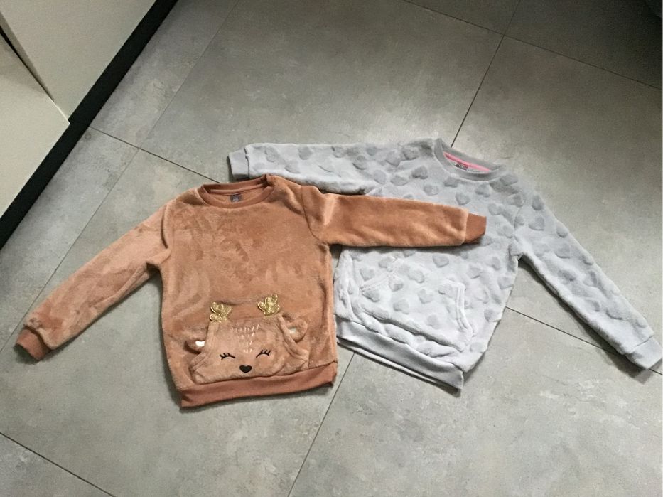 Ciepła bluza 2 szt. rozm. 116
