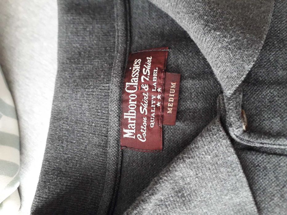 Polo Cinzento 《 Marlboro Classics 》