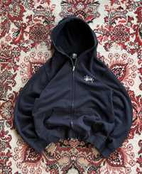 Stussy vintage zip up hoodie rap sk8 legit оригинал