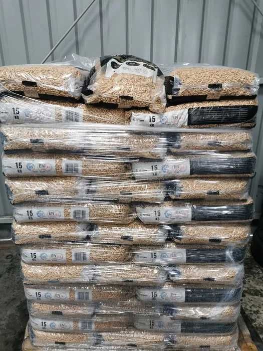 Pellet HITON certyfikaty EN plus A1 DIN plus TRANSPORT