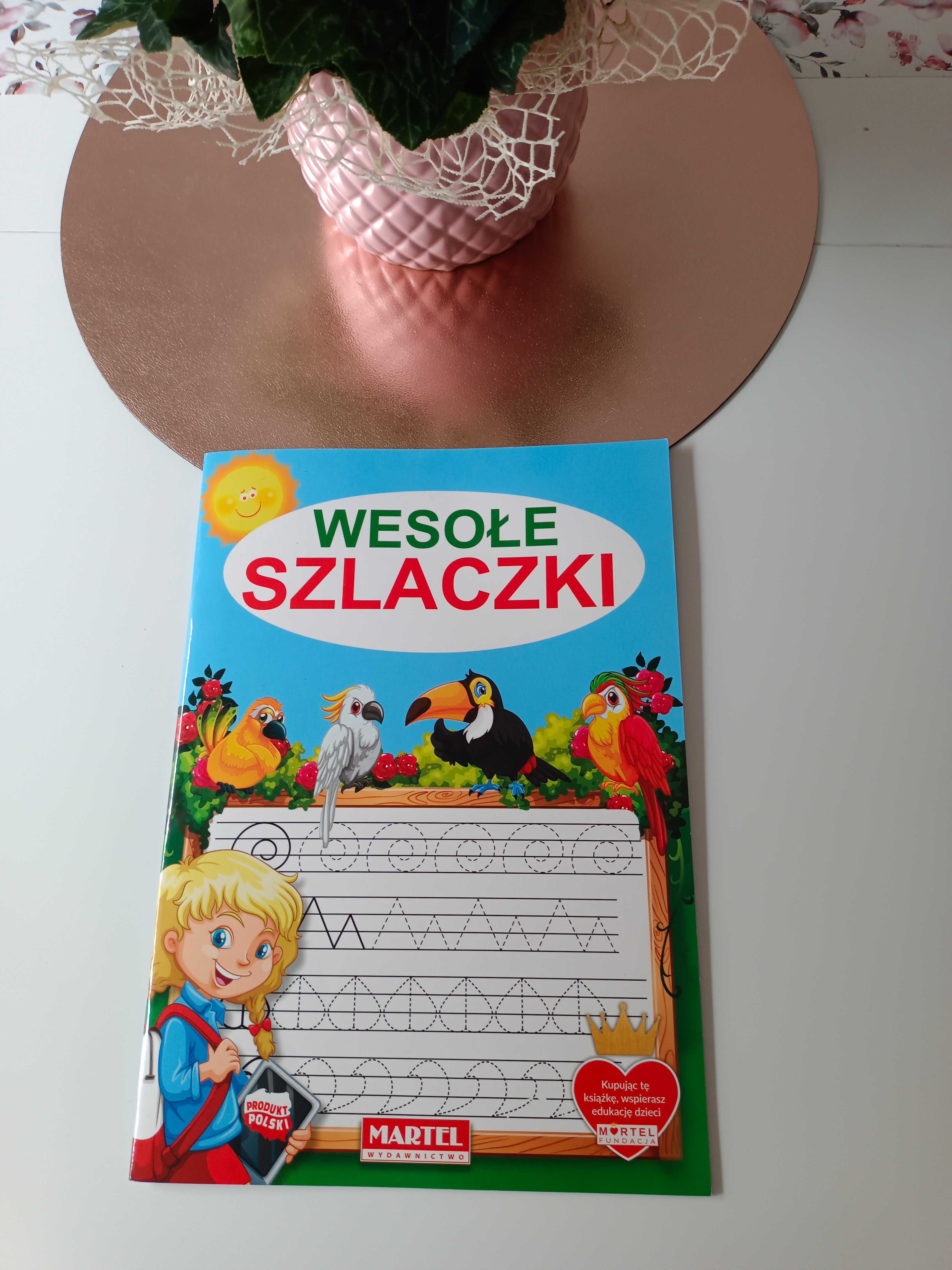 Wesołe szlaczki. Nowa książeczka dla dzieci do nauki pisania szlaczków