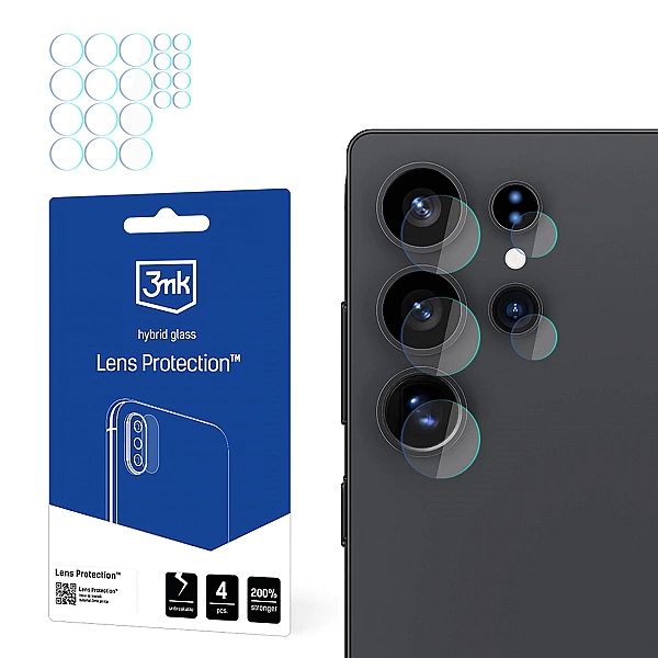 Szkło na obiektyw aparatu 3mk Lens Protection na Samsung Galaxy S25 Ul
