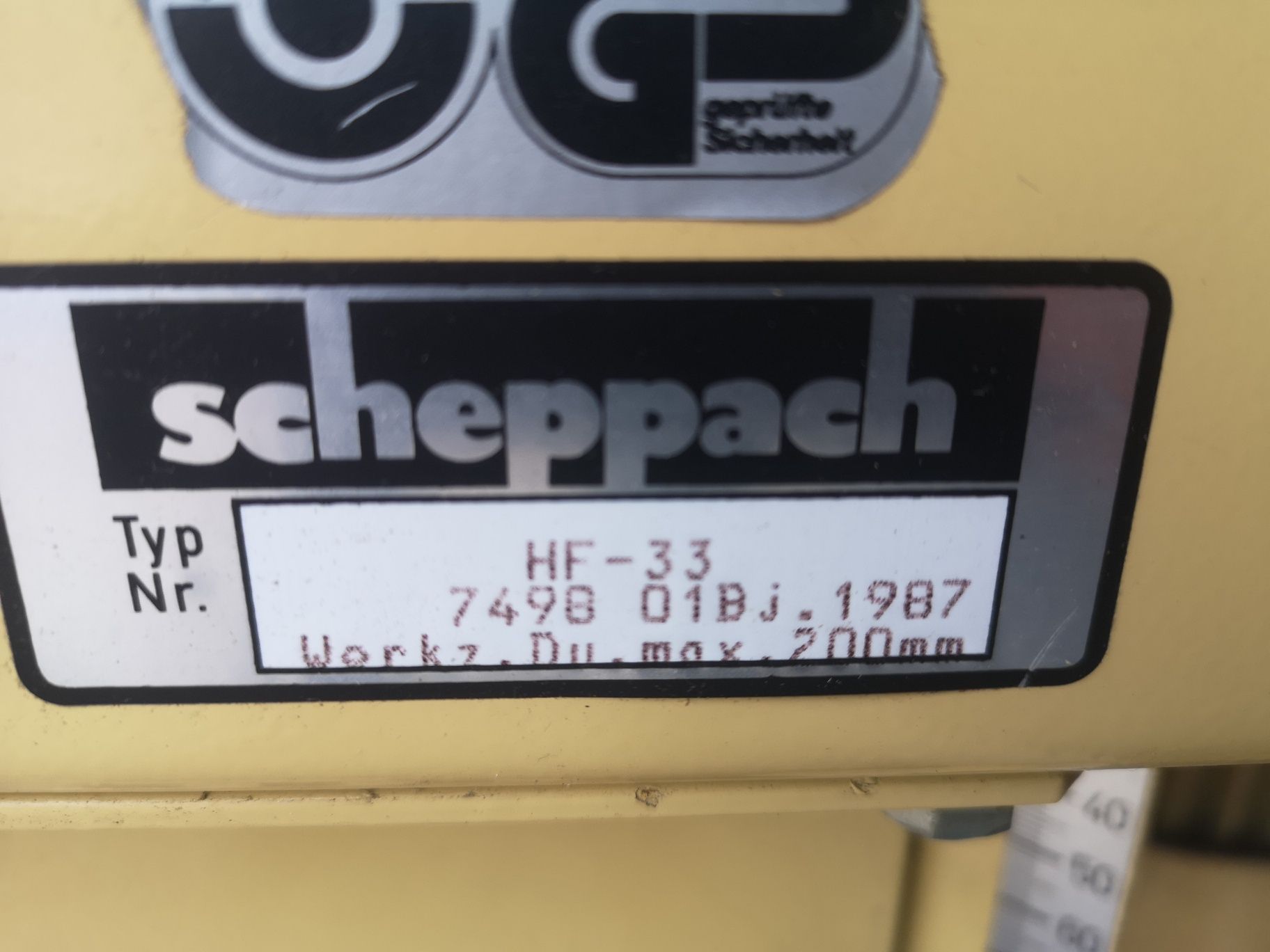 Frezarka Dolnowrzecionowa Scheppach HF-33 Wózek 400V