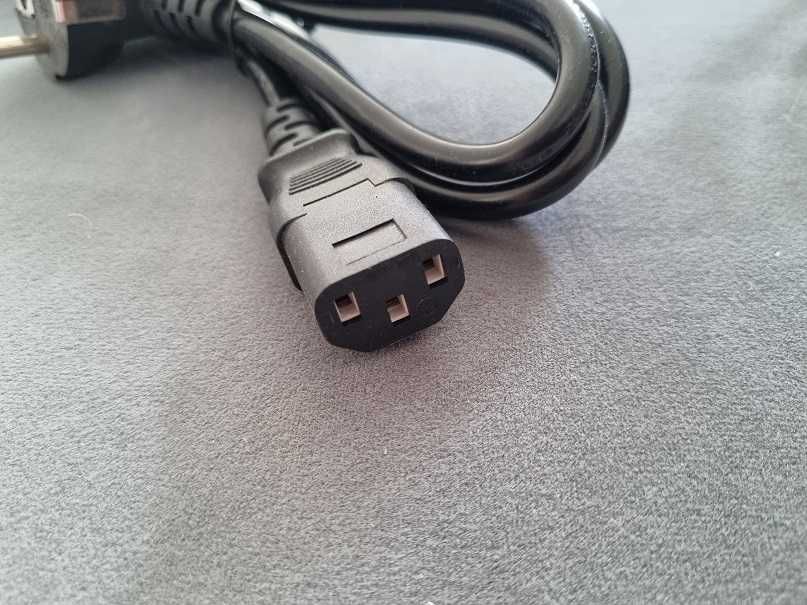 Kabel zasilający przewód do komputera monitora zasilacza laptopa