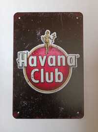 Nowy metalowy szyld Havana Club rum bar loft garaż plakat ozdoba