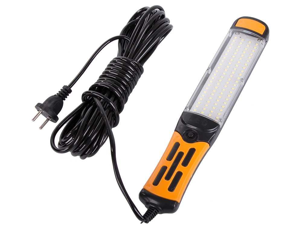 Lampa warsztatowa kanałowa 96 led cob magnes hak