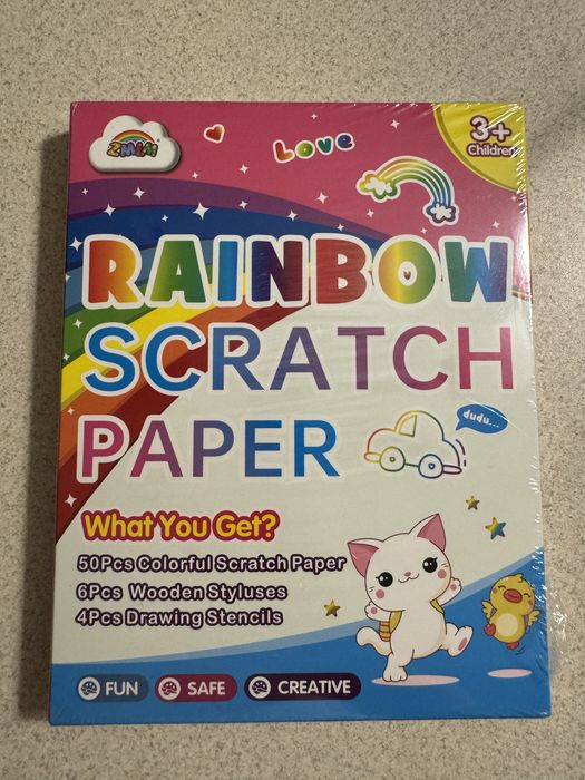 Набор для творчества / рисование / scratch book
