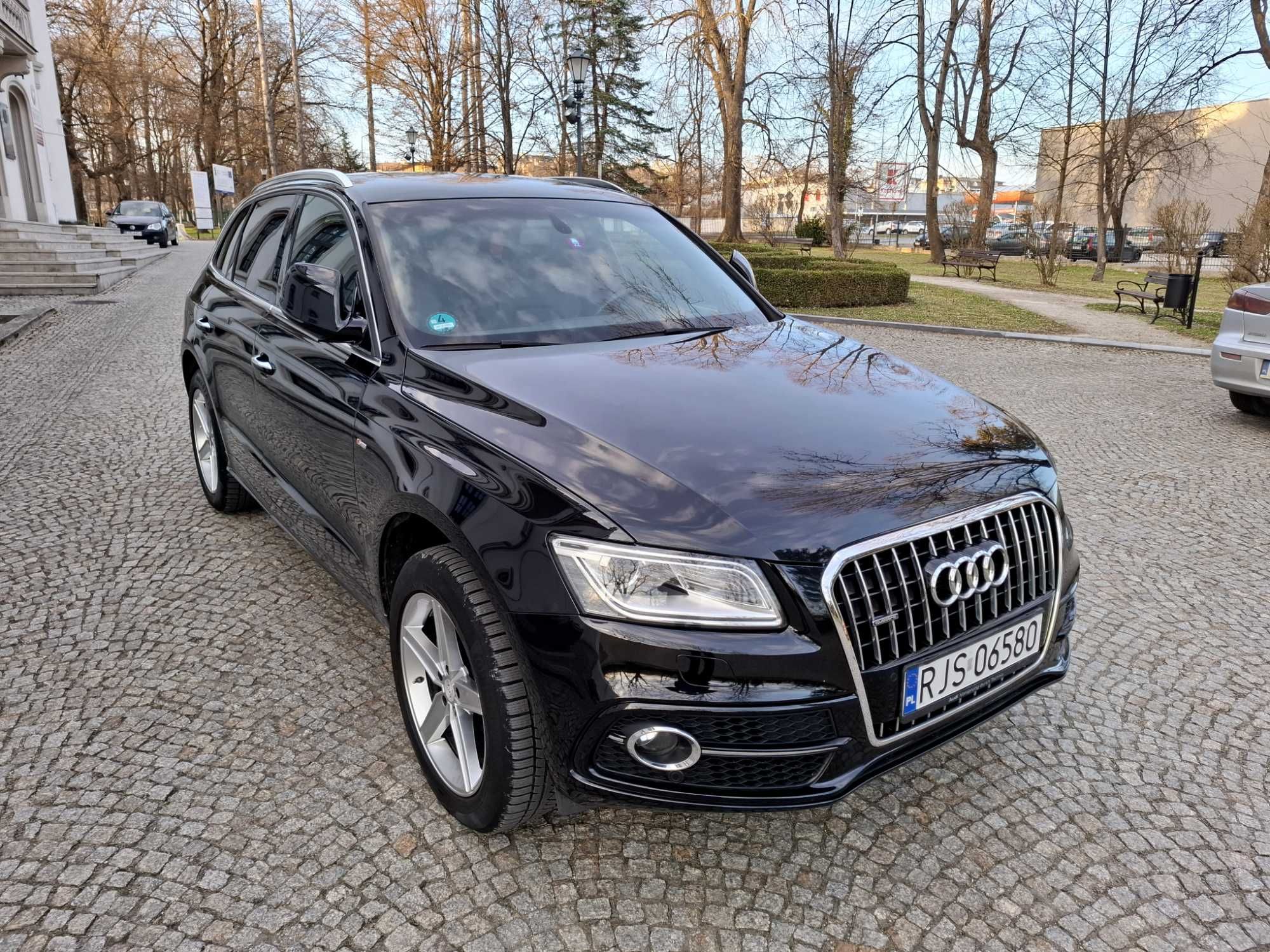 Audi Q5 Lift 2.0 TDI 190KM 2015r Automat Quattro S Line Bdb Stan!