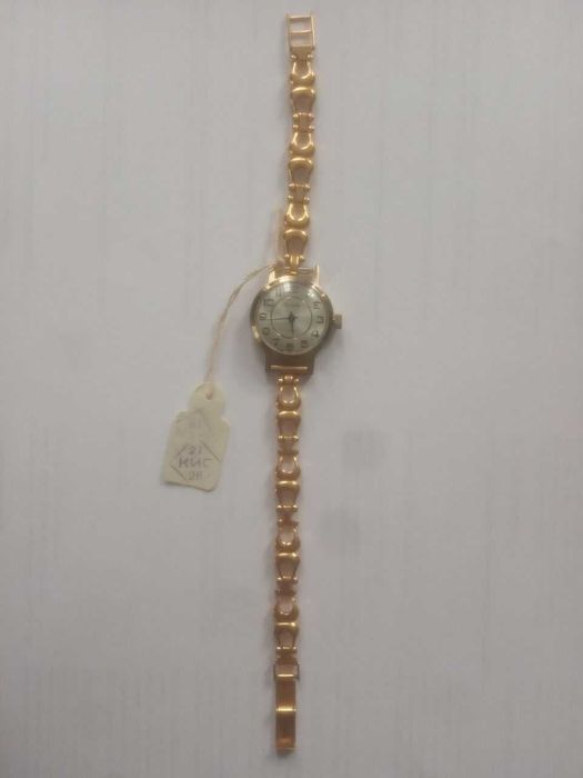 Жіночий годинник Slava, СРСР, 1990, 17 каменів, позолота, новий