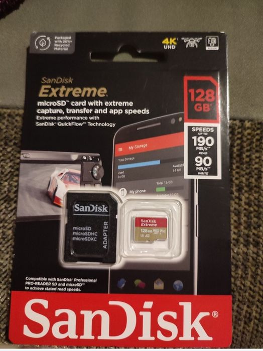 Карта памяти SanDisk microSDXC 128