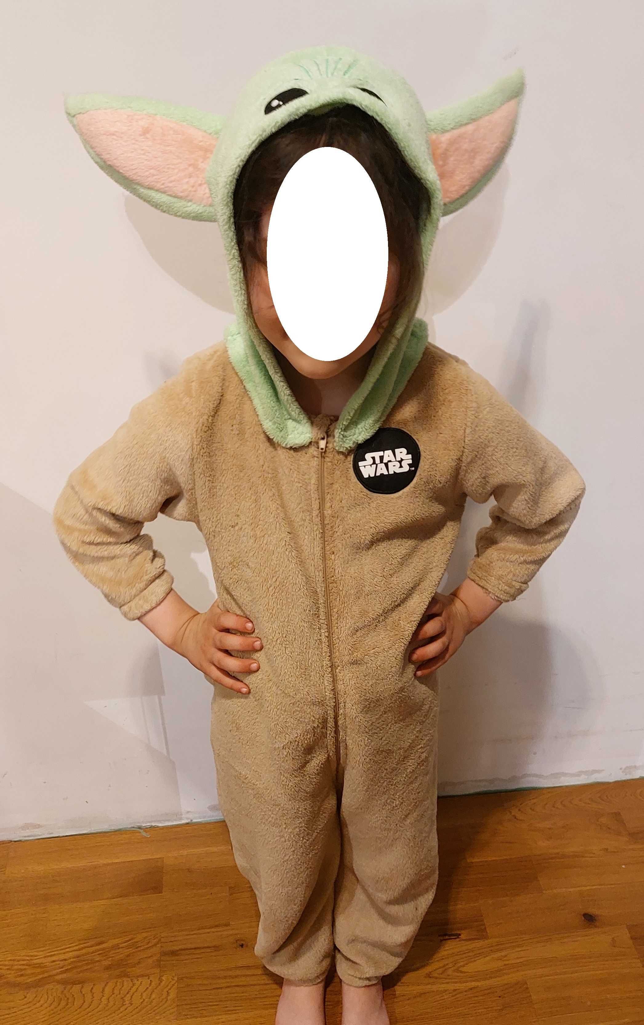 Strój Kostium Przebranie Kombinezon Yoda Grogu Star Wars H&M 110/116