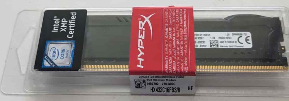 Оперативная памʼять Hyperx 8gb 3200mhz