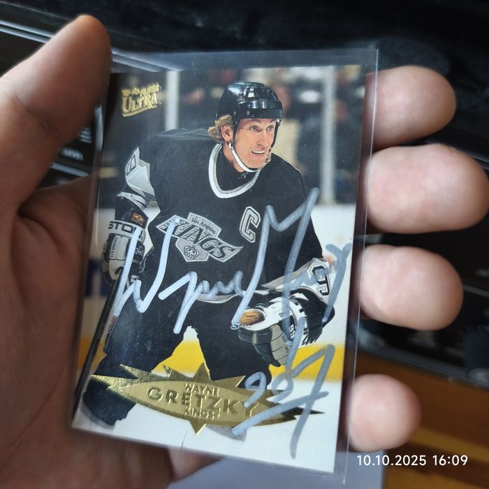 Karta Z Autografem NHL Wayne Gretzky Kings 95-96 Fleer Ultra USA